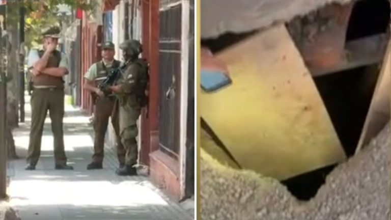 Revelan cuál sería el origen del túnel aledaño a sucursal de banco en San Bernardo