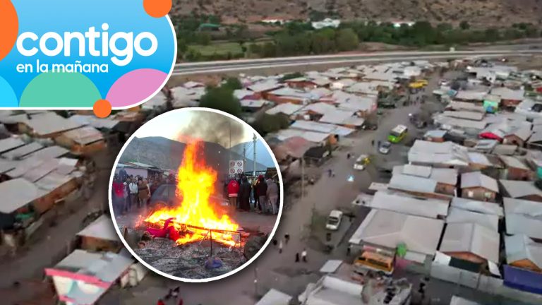 Tensión por desalojo de mega toma en San Felipe: Habitantes hicieron barricadas para evitarlo