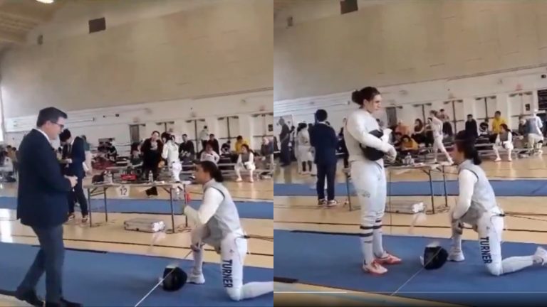 Descalifican a esgrimista que se negó a competir contra rival trans en Estados Unidos