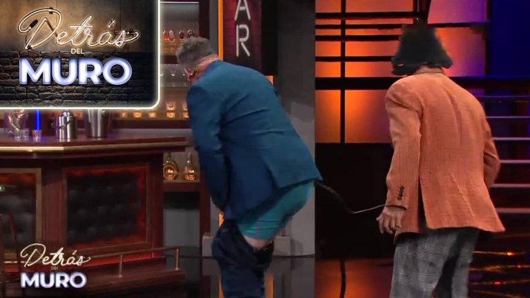 ¿QUÉ LE PASÓ? Willy Sabor sufrió serio percance y quedó en calzoncillos con Ruperto en Detrás Del Muro