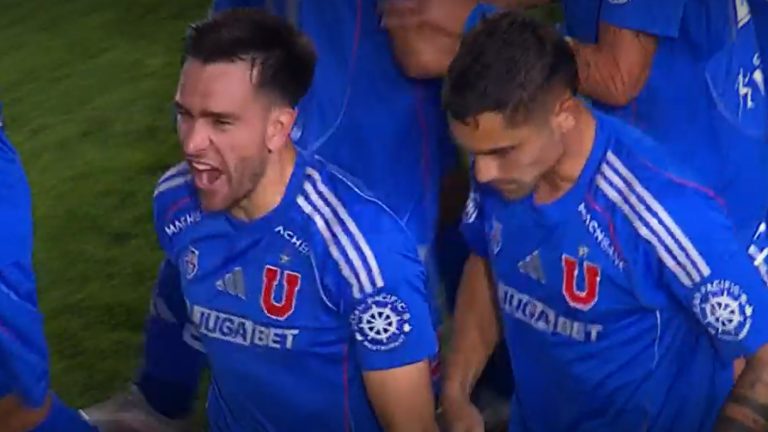 ¡Furiosa reacción de la U! Matías Zaldivia puso a los 10 minutos el parcial 2-1 sobre Estudiantes