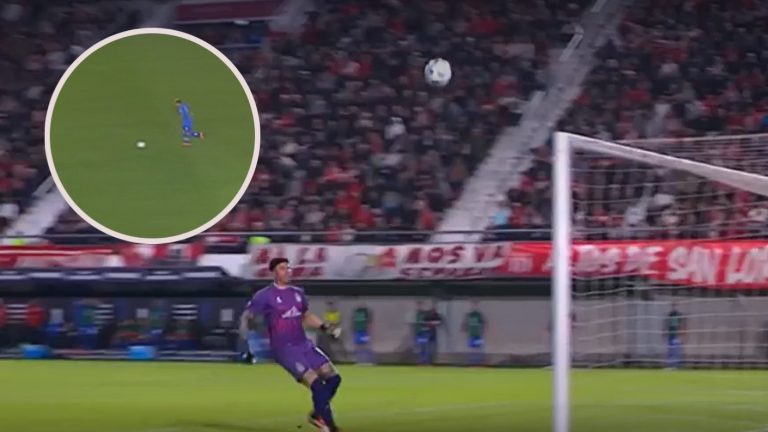 ¡Era el gol de la Copa y para cerrar el estadio! Leandro Fernández y un remate desde 70 metros