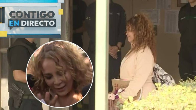 Con regalos de cumpleaños y sonriente: Lo que dejó la salida de Cathy Barriga de la cárcel de San Miguel