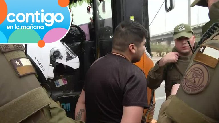 Conductor de micro amarilla intentó darse a la fuga en Buin: Fue detenido por tener licencia vencida