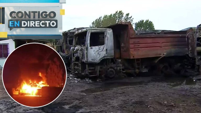 Siete vehículos fueron quemados en El Monte: Se investiga intencionalidad tras destrucción de narcomausoleos