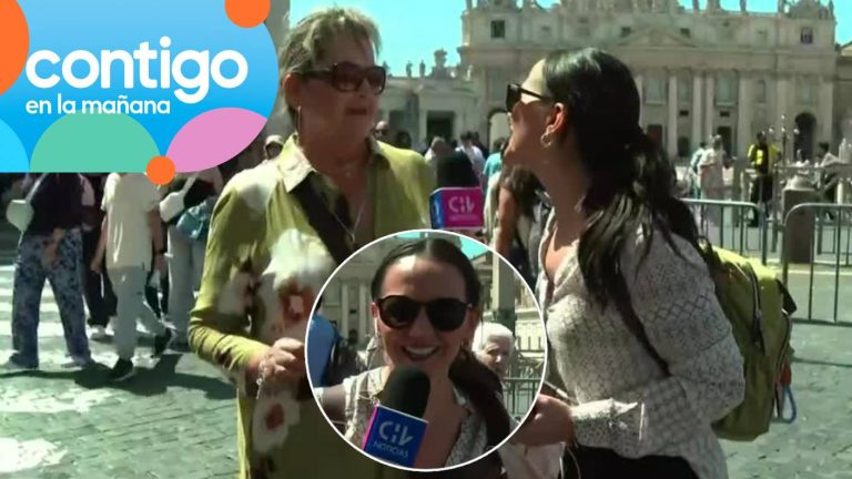 Andrea Arístegui recibió inesperado comentario durante despacho en vivo desde el Vaticano: “Eres una niñita”