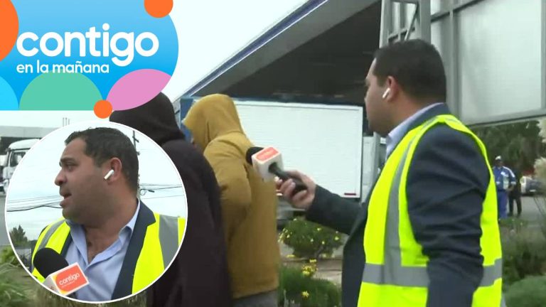 “¡Pones en riesgo a la gente!”: Tomás Cancino encaró a sujetos que intentaron evadir control con camión