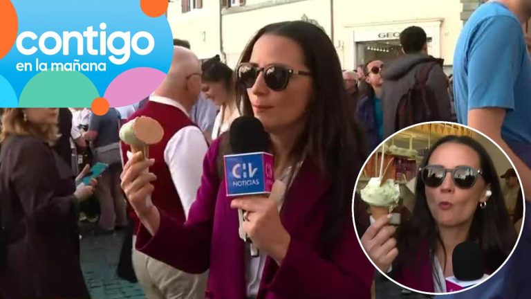 ¡Una desgracia! Andrea Arístegui sufrió chascarro con helado recién comprado en Contigo en la Mañana