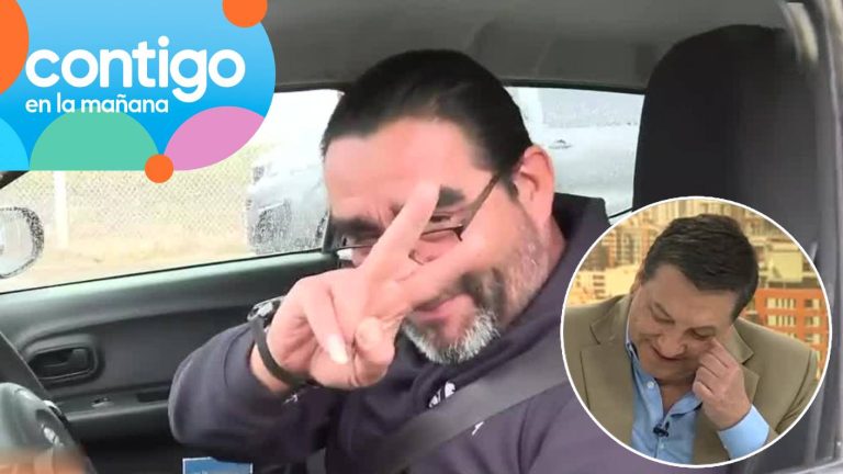 “De repente se suelta el pelo”: JC Rodríguez recibió puntuda broma de conductor fiscalizado en Contigo en la Mañana