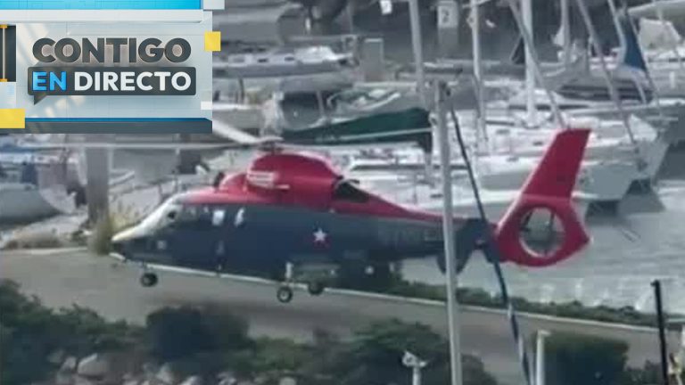 Rescatan a dos marinos que cayeron al mar tras accidente en helicóptero en Valparaíso