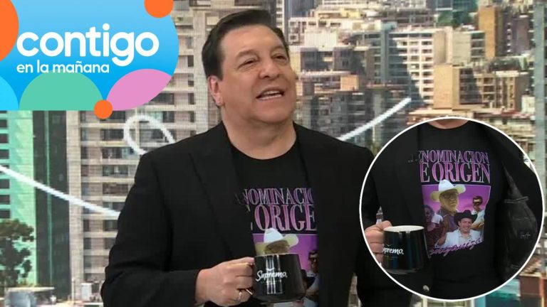 “¡Te abanderaste!”: JC Rodríguez sorprendió al panel de Contigo en la Mañana con nueva y especial polera