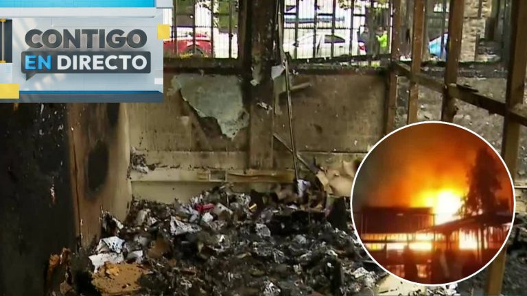 Salas totalmente calcinadas: Estufa a gas habría provocado voraz incendio en liceo de Recoleta