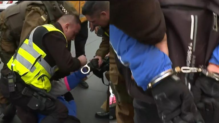 VIDEO | Detienen a motorista que evadió control y atropelló a carabinero: no tenía documentos ni licencia