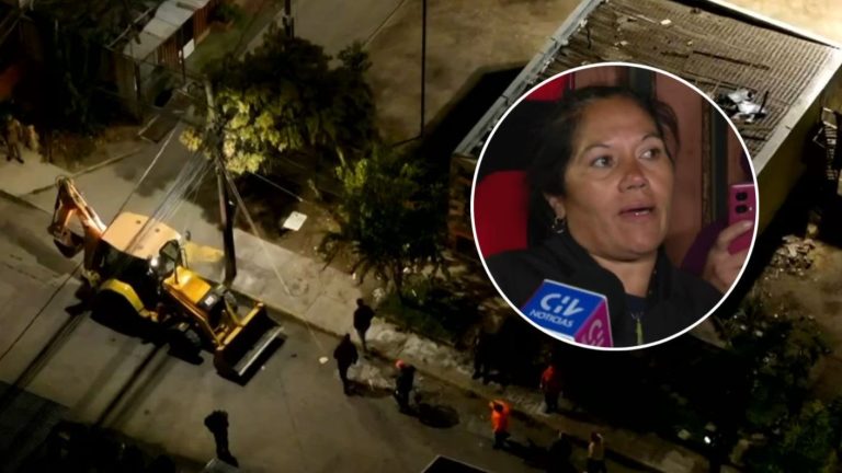 VIDEO | Polémica por demolición de narcomausoleo en San Bernardo: Familias dicen era memorial