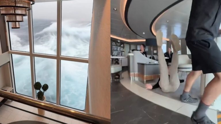 Olas de 15 metros: Influencer canadiense vivió momentos de terror tras atravesar paso de Drake en barco