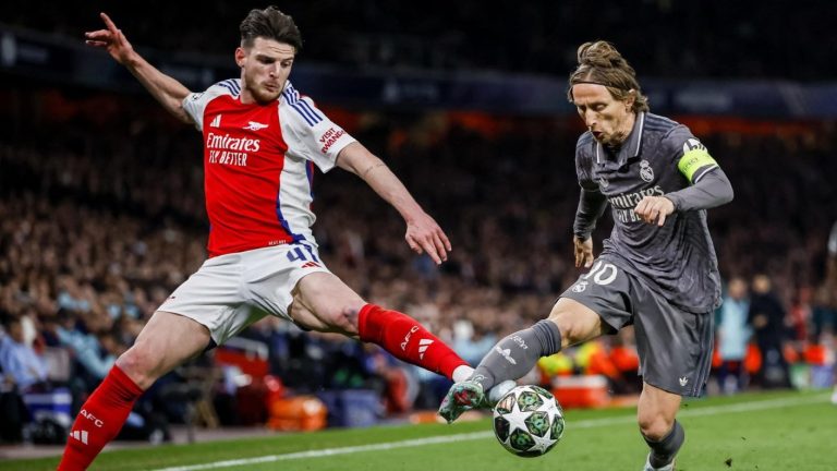 Arsenal pega primero y deja contra las cuerdas al Real Madrid en la Champions League