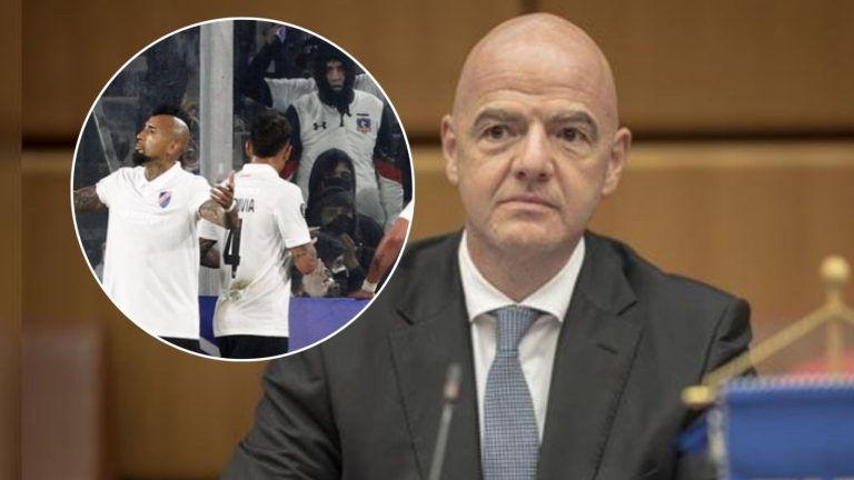Escaló hasta la FIFA: Gianni Infantino se pronunció por incidentes en Colo Colo vs Fortaleza