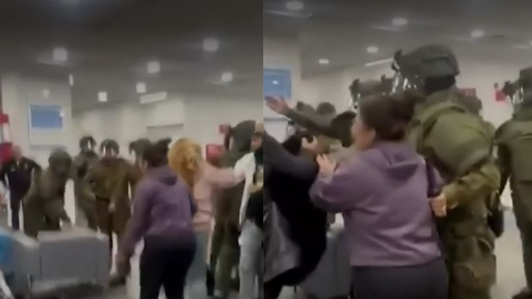 Tragedia en Monumental: Registran conflicto entre carabineros y familiares de víctimas en clínica