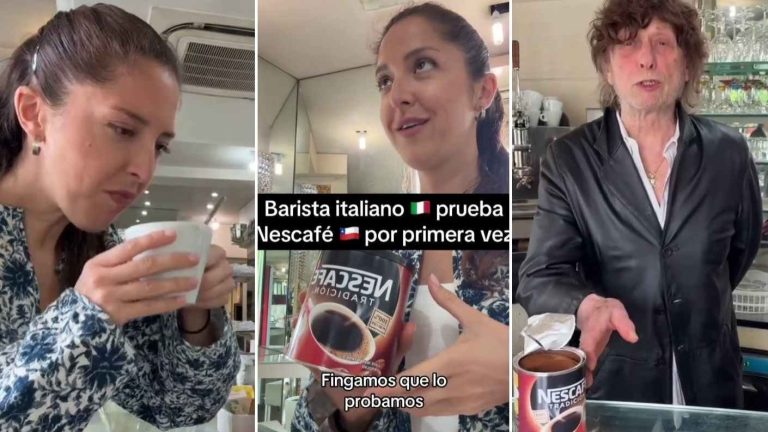“Si quieres matarme”: Barista italiano probó por primera vez popular café de Chile y su reacción fue viral