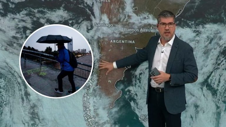 Sistema frontal: Eduardo Sáez explica dónde seguirá lloviendo este miércoles en la zona centro-sur