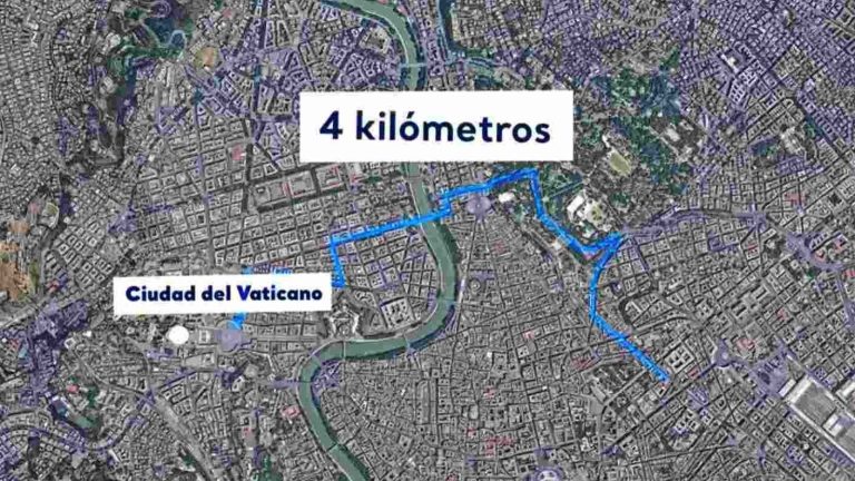 Este es el recorrido que hará el cortejo fúnebre del papa Francisco en la Ciudad del Vaticano