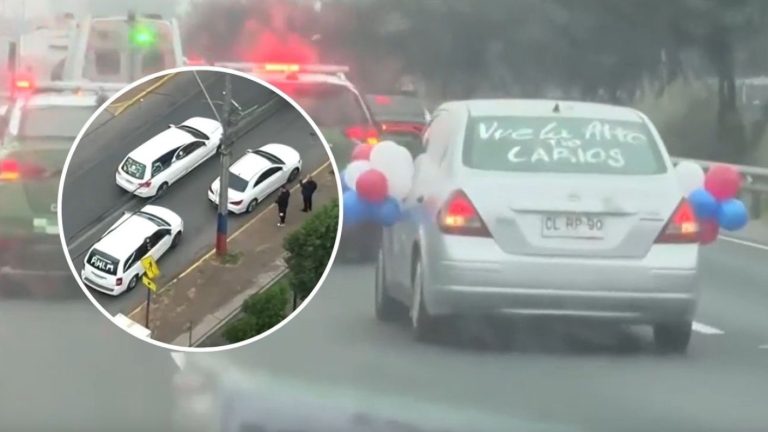 Autopista paralizada: Máximo operativo policial por cortejo fúnebre de “El Guatón Mutema”