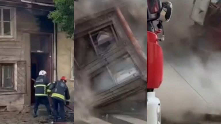 Muro se desploma y cae sobre dos bomberos que combatían incendio en Turquía