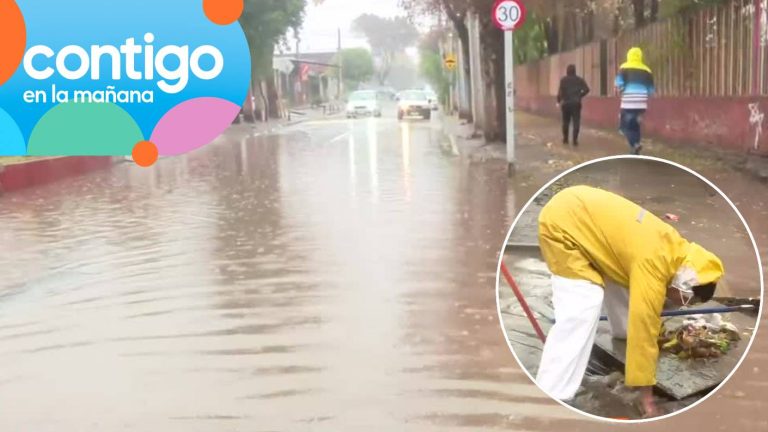 Cerro Navia bajo el agua: Intensa lluvia en RM provocó inundaciones en puntos críticos de la comuna