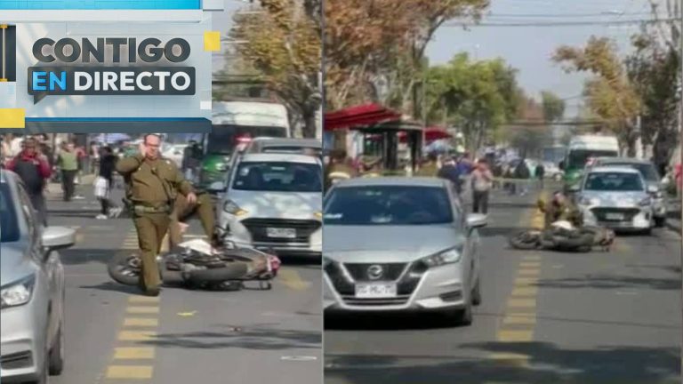 Carabineros abatió a sujeto que los amenazó con arma en pleno centro de San Bernardo: Intentó fugarse
