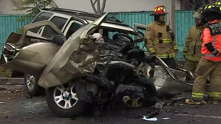 Seis heridos deja triple colisión en Ruta 5 Sur: Uno debió ser trasladado en helicóptero