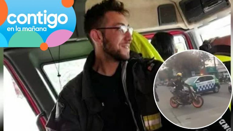 “Me lo arrebataron”: Amigo de motorista fallecido por disparo de guardia se quebró en Contigo en la Mañana