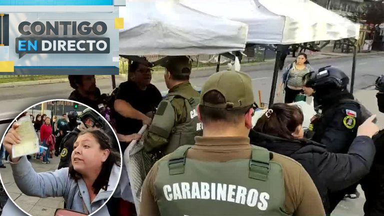 Violento enfrentamiento entre comerciantes y carabineros en Viña: Acusan promesas incumplidas del municipio