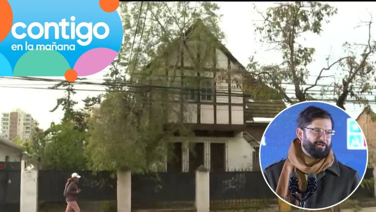 Construcción antigua y enorme patio: Esta será la nueva casa del presidente Gabriel Boric en San Miguel