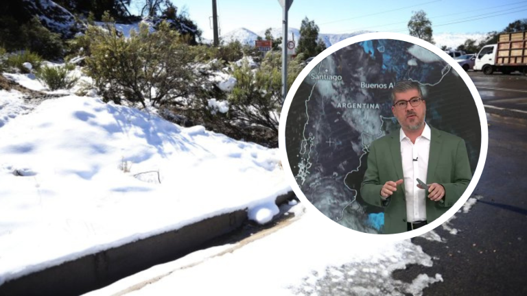 Eduardo Sáez pronostica caída de aguanieve para Santiago: En estas zonas nevará