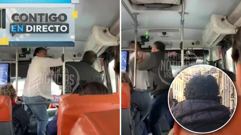 Chofer protagonizó violenta pelea al interior de micro en Viña del Mar: Lo habrían amenazado de muerte