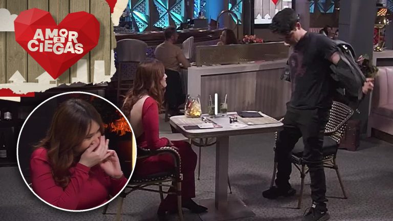 ¡Arrasó en el último momento! Deportista tuvo coqueto gesto que revolucionó a su cita en Amor a Ciegas
