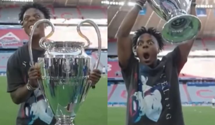 Rompió todos los protocolos: Speed levantó la Champions League y se ganó fuerte reto