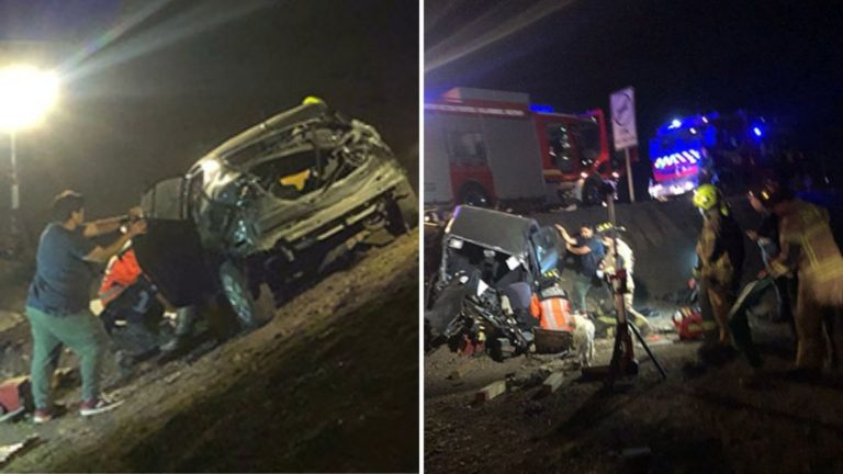 Choque frontal entre vehículo y camión de carga dejó un fallecido en Colina