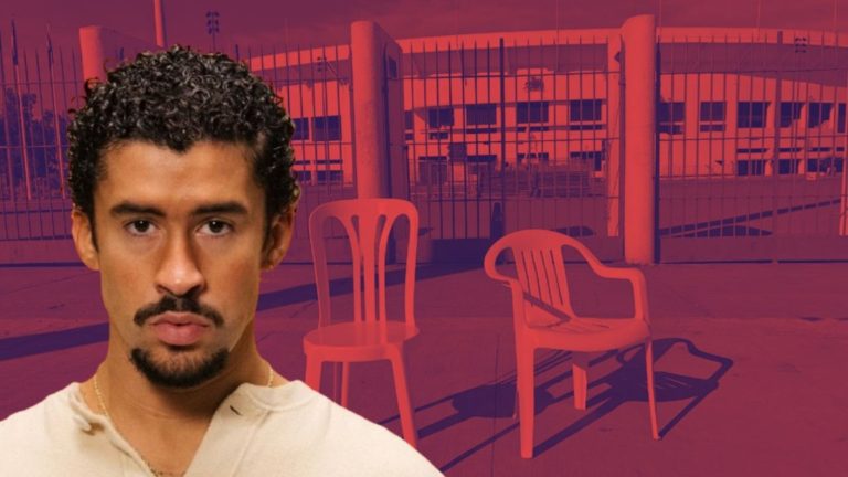 ¿Se confirma tour?: Reportan aparición de las sillas de Bad Bunny afuera del Estadio Nacional