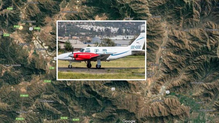 AHORA | Este es el lugar exacto donde habrían hallado la avioneta perdida en Curacaví