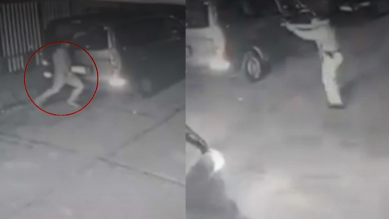 VIDEO | Cámara captó cómo carabinero abatió a hombre que disparó tras persecución en Recoleta