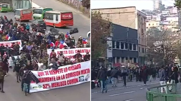 Cientos de pescadores llegan al Congreso en el marco de protestas por nueva ley de fraccionamiento