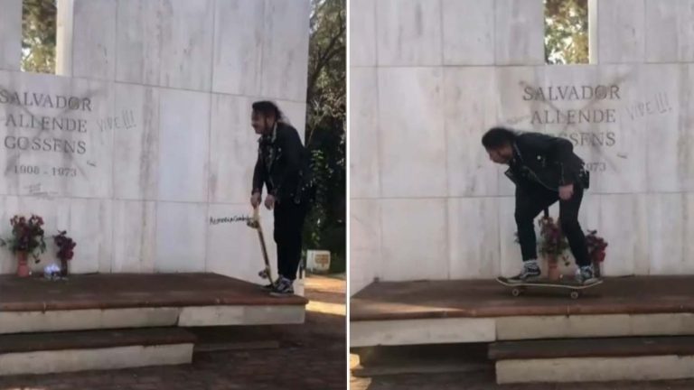 VIDEO | Profanaron mausoleo de Salvador Allende: Sujetos se grabaron hasta ingresando a tumbas
