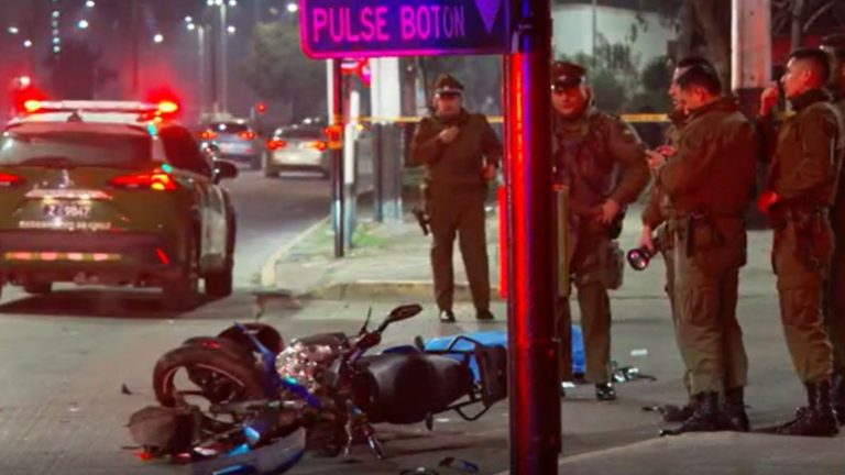 Conductor de delivery murió tras colisionar contra vehículo en Pedro Aguirre Cerda