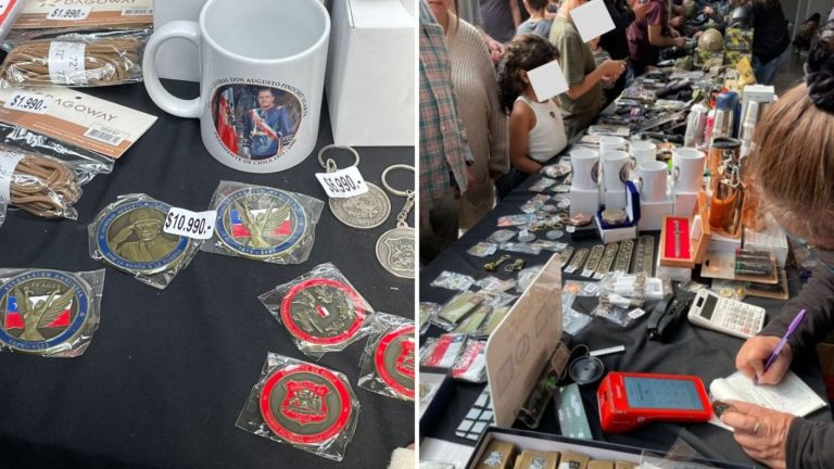 “Souvenirs de un asesino“: Denuncian venta de artículos de Pinochet en la Escuela Militar
