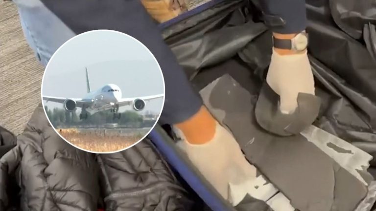 Adulto mayor británico fue sorprendido con metanfetamina escondida en el Aereopuerto de Santiago