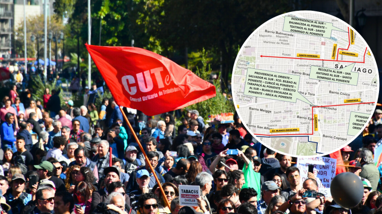 Día del Trabajador: Revisa los desvíos de tránsito para este jueves en Santiago