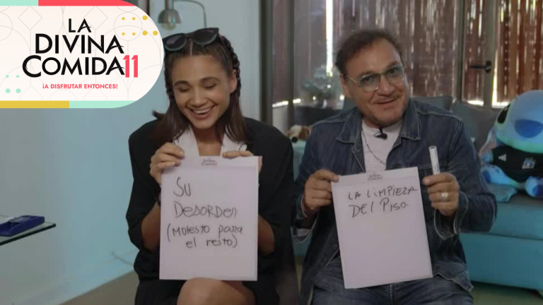 Rodrigo Muñoz y Daniela Pérez protagonizaron entretenida dinámica en La Divina Comida