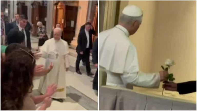 Papa León XIV sorprendió con visita a la Basílica: Visitó tumba del Papa Francisco