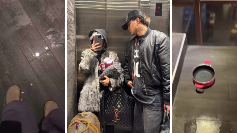 “Es una piscina”: La Guarén y Nico Solabarrieta abandonan departamento en exclusivo sector por inundación